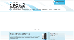 Desktop Screenshot of nforce.com
